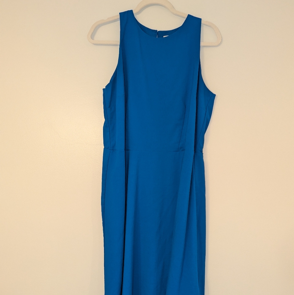 A New Day Vibrant Blue Midi Dress